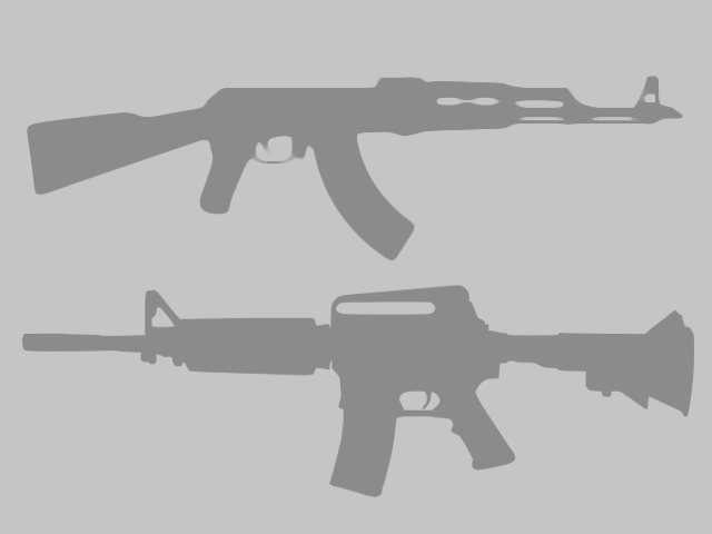 AR-15 Pistol Truck Gun